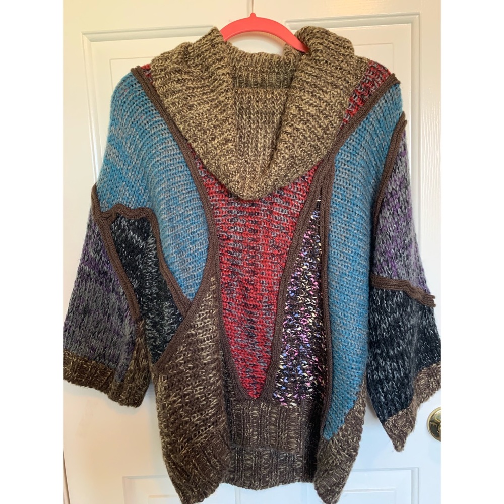 Oversized Vintage Cowl Neck Sweater